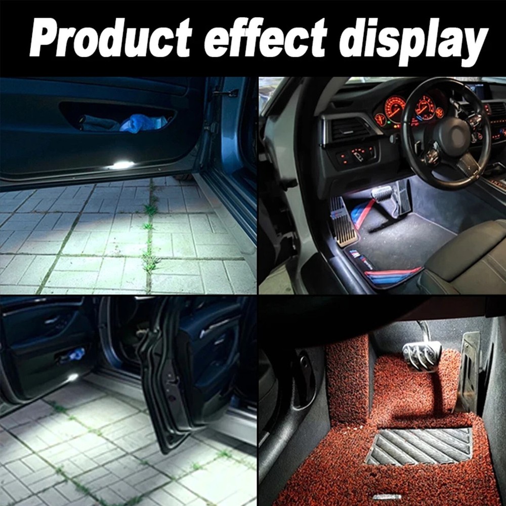 2x For BMW E81 E82 E90 E91 E92 E63 E64 E70 E71 M4 LED Step Courtesy Door Lights