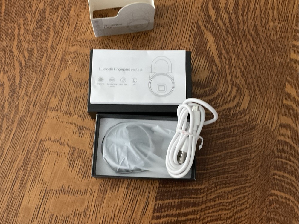 Fingerprint Padlock Bluetooth Security Print