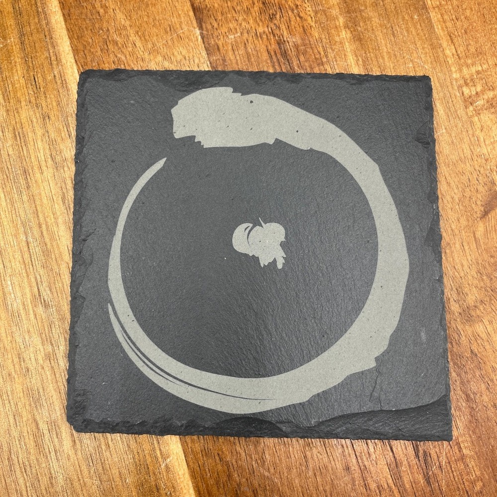 Sun Sigil Slate Altar Tile