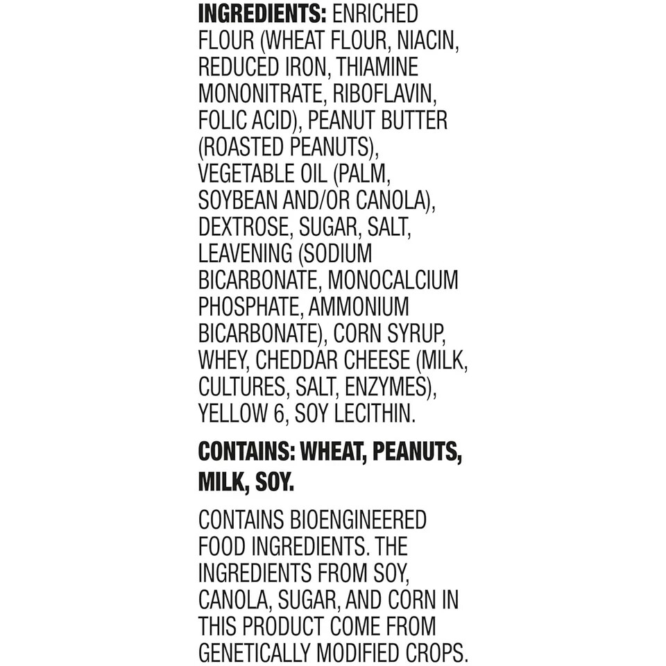 Lance Toast Chee Peanut Butter Sandwich Crackers - 20 Pack