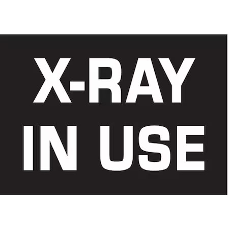 Dual-Lite Obn-Kit Diff Sw4 Sign Panel, Wall, Message X-Ray In Use