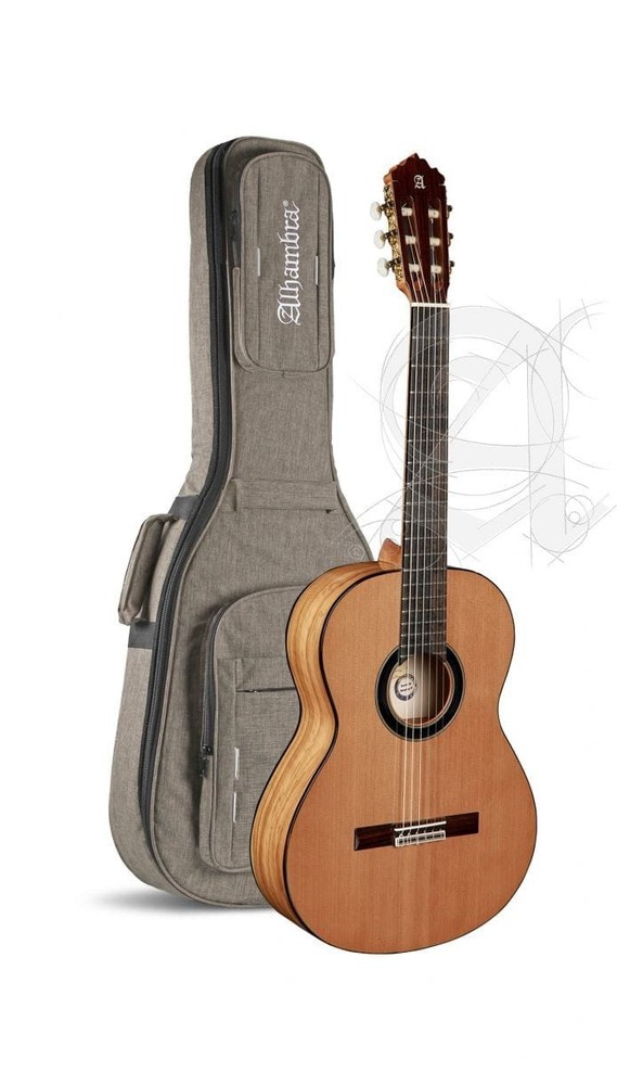 Alhambra 6 Olive classical Spanish guitar