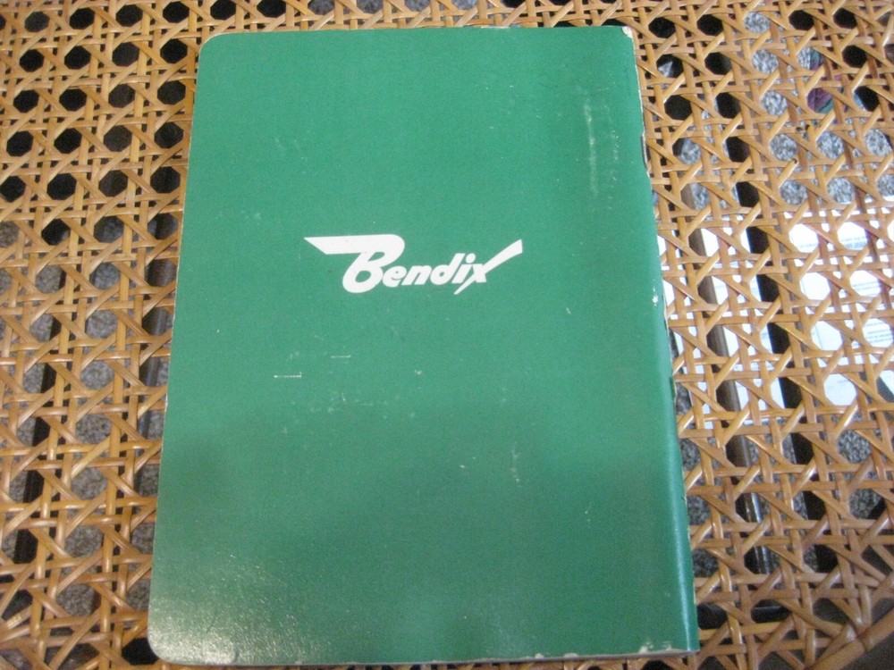 1959 Bendix PS Series Carburetor Manual Operation, Installation, Adjustment,