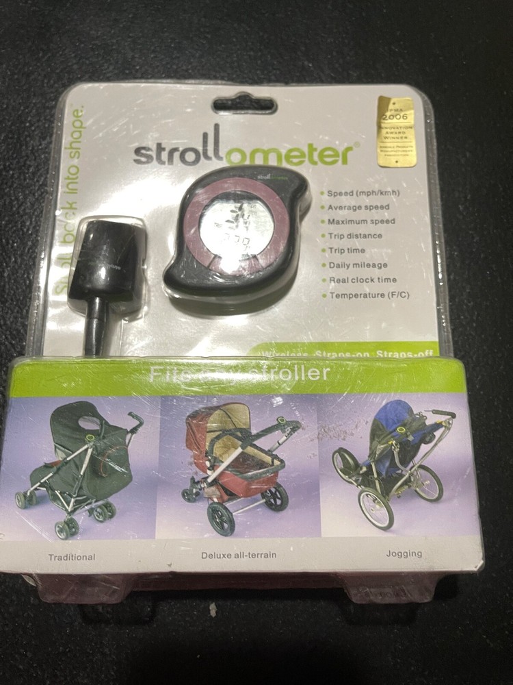 Strollometer Wireless Stroller Speedometer/Odometer