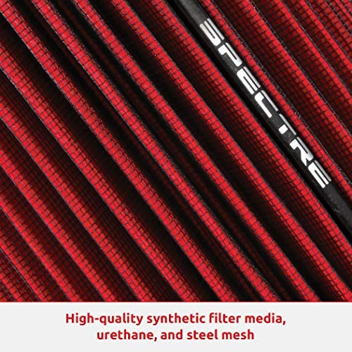 Engine Air Filter: High Performance, Washable, Replacement Filter: Fits