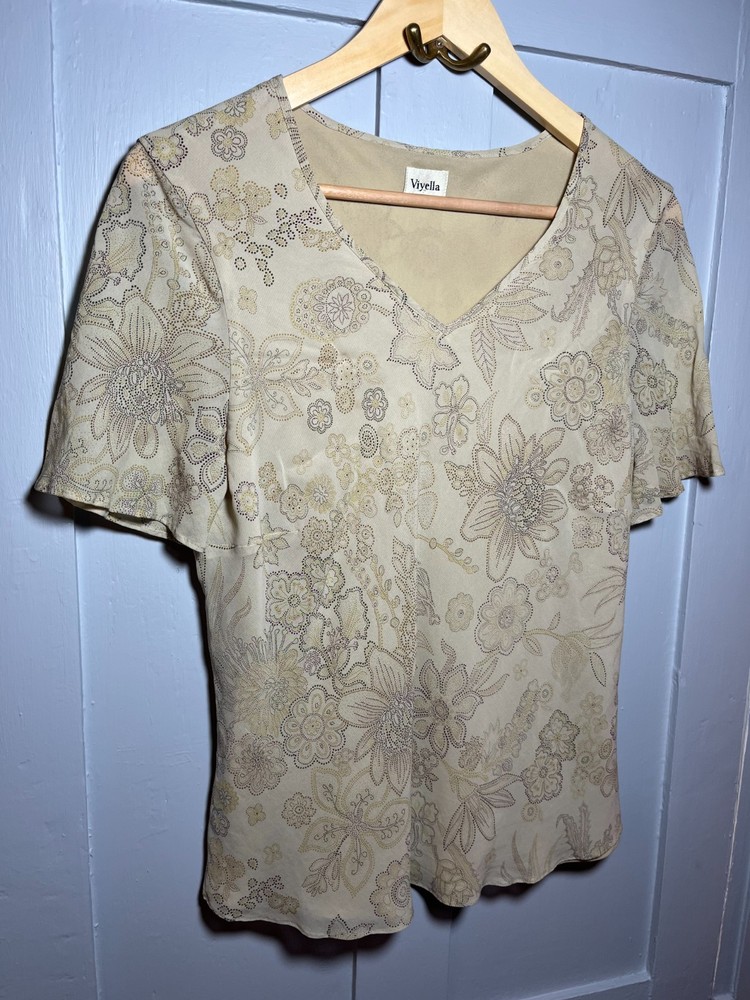 Viyella 2 Piece Top and Skirt Size 14
