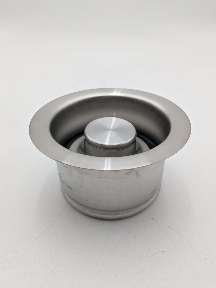 Signature Hardware 3-1/2" Brass Kitchen Deep Garbage Disposal Flange and Stopper