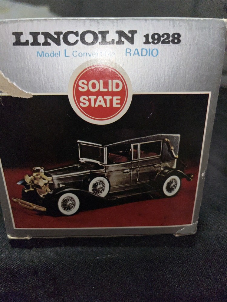 Lincoln 1928 Model L Convertible Solid State Transistor Radio