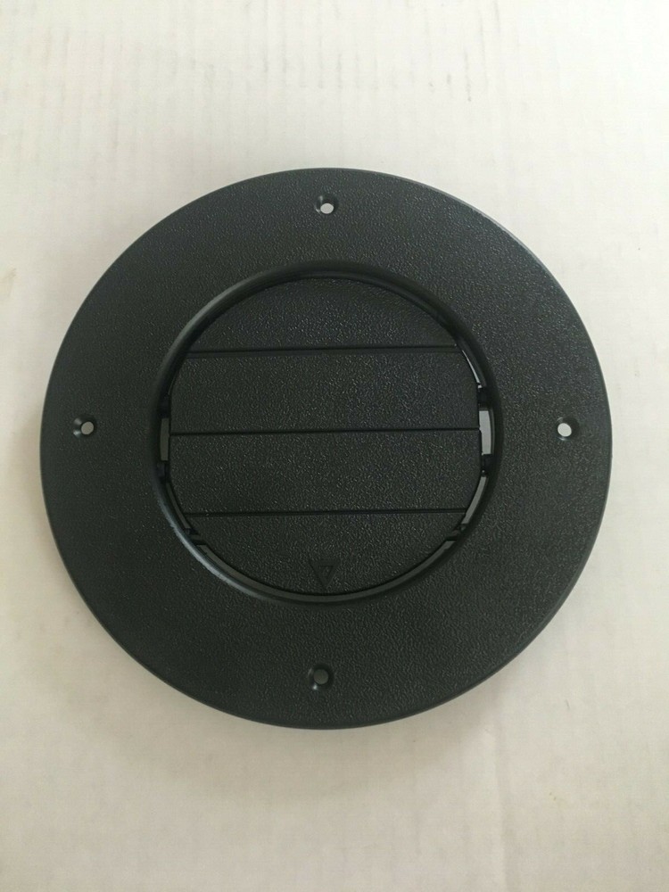 BLACK Round AC Ceiling Vent Open Close Adjustable Rotate Camper Trailer RV