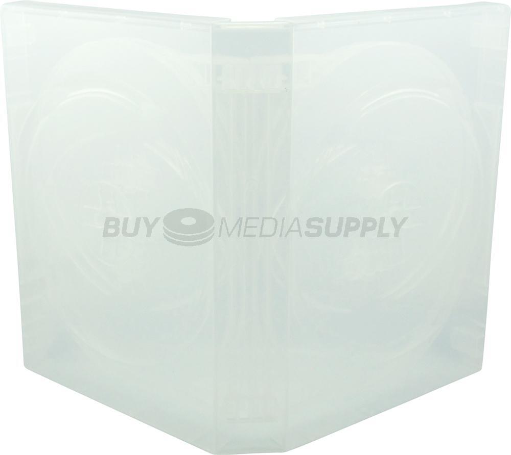 33mm Clear 10 Discs DVD Case Lot
