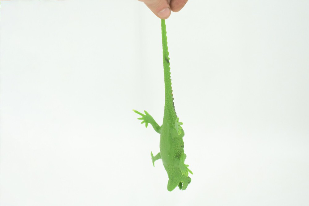 Lizard Toy, Stretchable, Squishy, Squeezable, Soft Rubber Lizard, Fun Gift, 8"