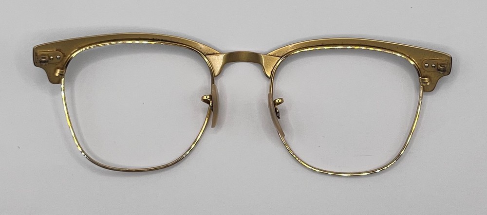 4538 - RAY BAN 3716 GOLD / BLACK FRONT FACE AUTHENTIC