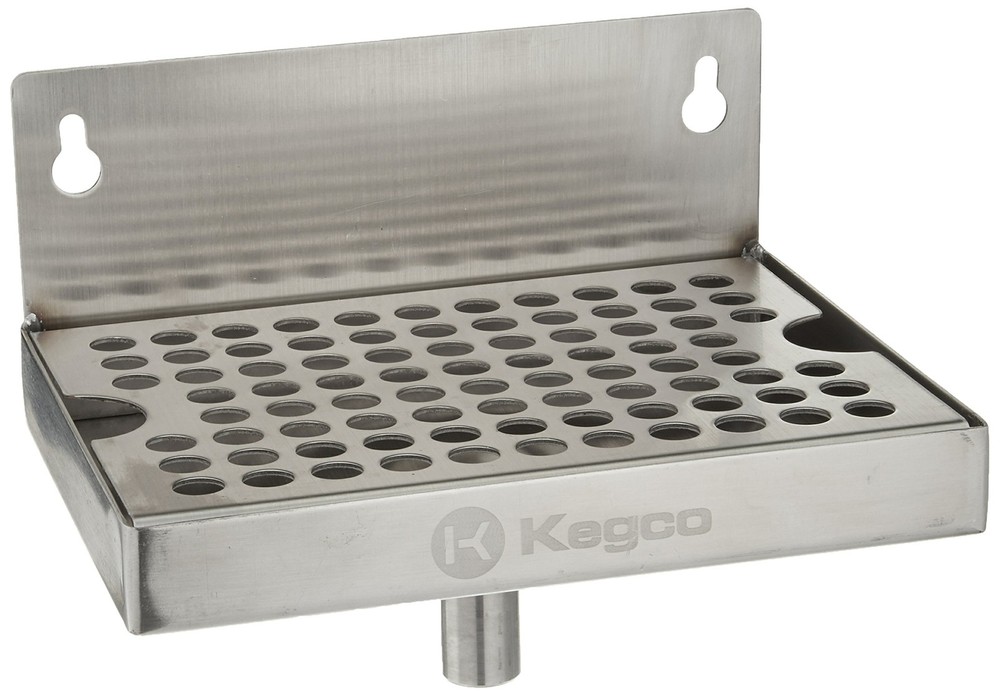 Kegco KC DP-64-D Drip Tray, 6, Stainless Steel