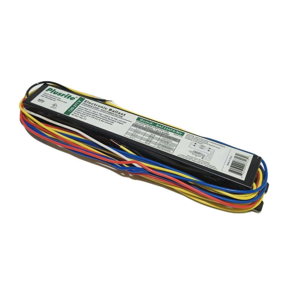 Plusrite BAF254PS/MV Electronic Ballast 120-277V
