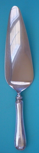 International  Silverplate OVAL THREAD Pie Cake Server
