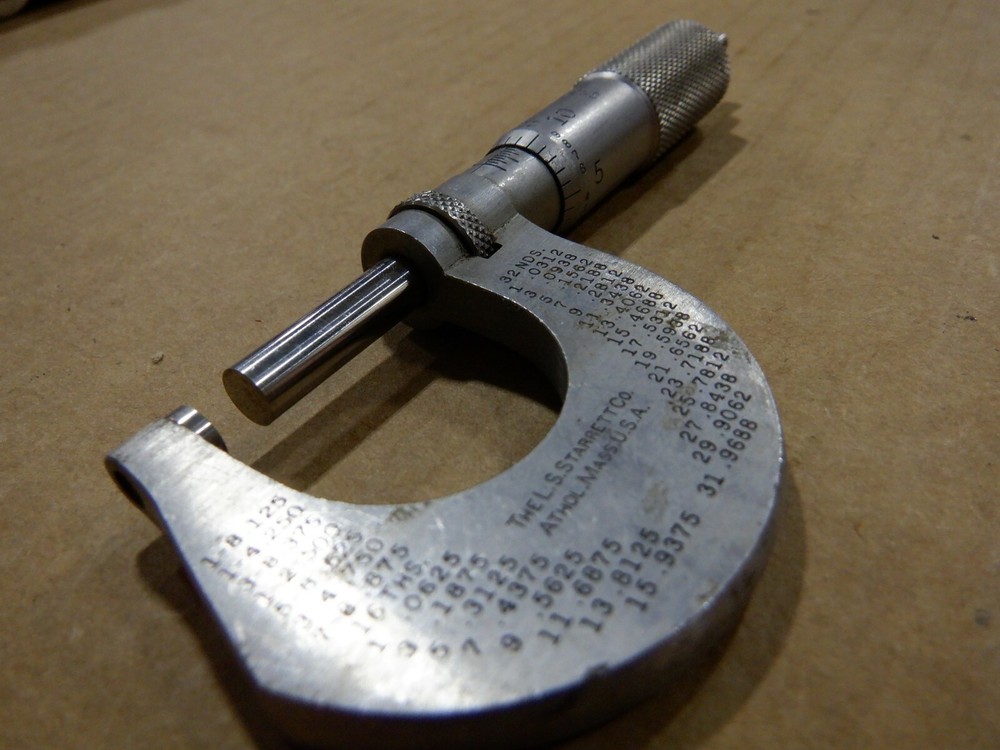 STARRETT 1230XRL STAINLESS STEEL MICROMETER