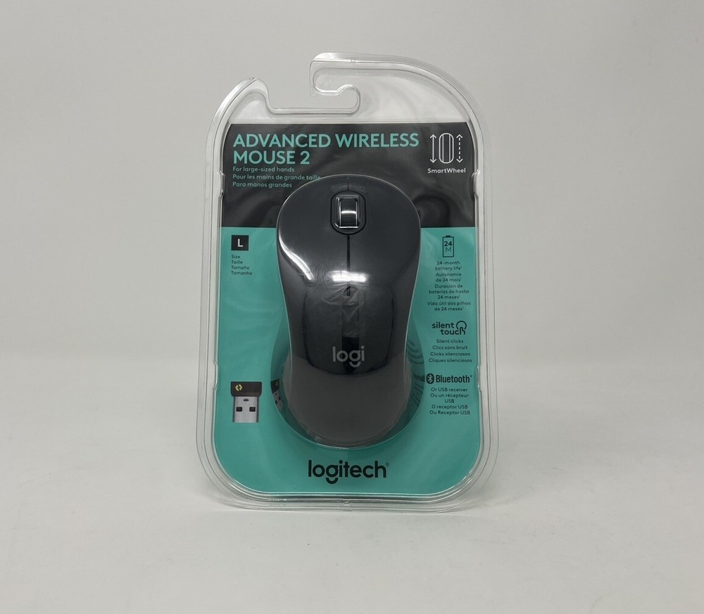 Logitech Advanced Wireless Mouse 2 Silent Touch Wireless Bluetooth 910-007080