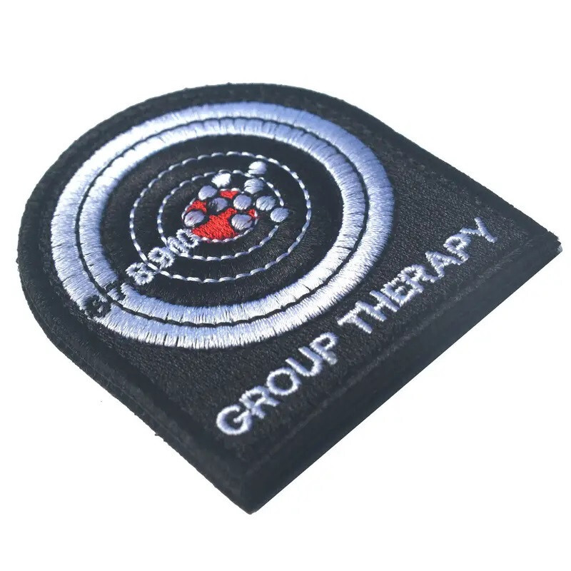 GROUP THERAPY - Archery Target Gun Range Darts Embroidered Hook & Loop Patch