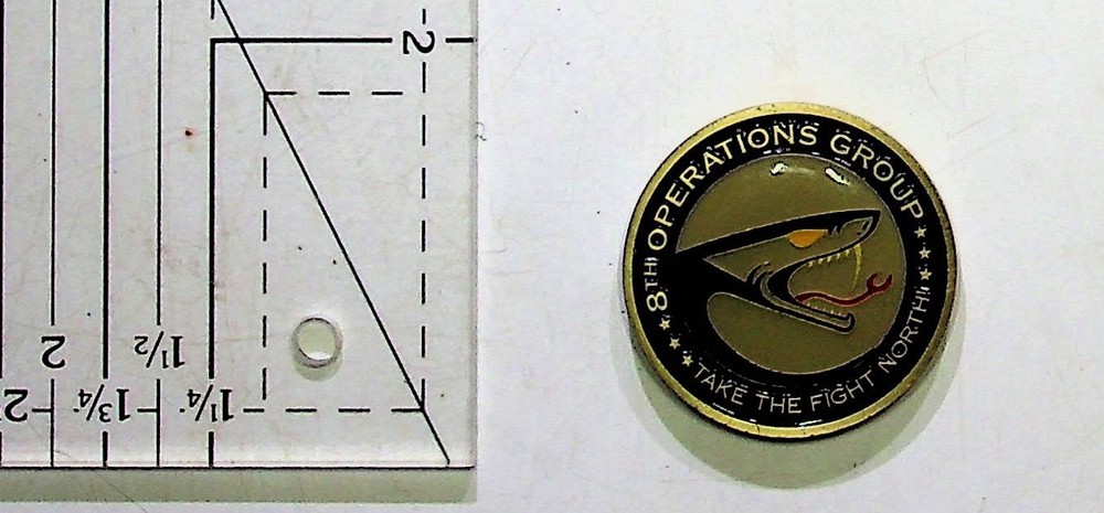 8th Operations Group Military Token Challenge Coin Presented By Viper