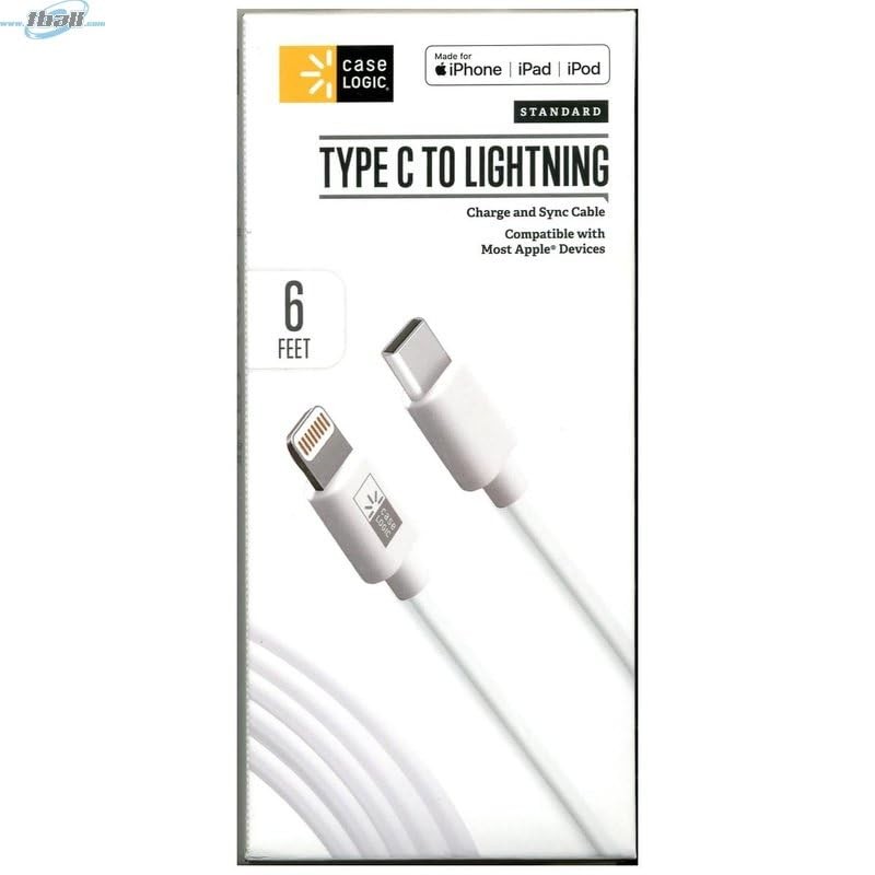 BYTECH CLLPCA123WT BYTECH 6FT Type-C Lighting Cable