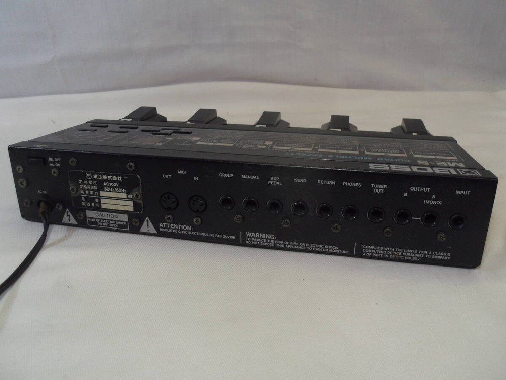 Boss ME-5 Analog Multi Effect processor Pedal 100V
