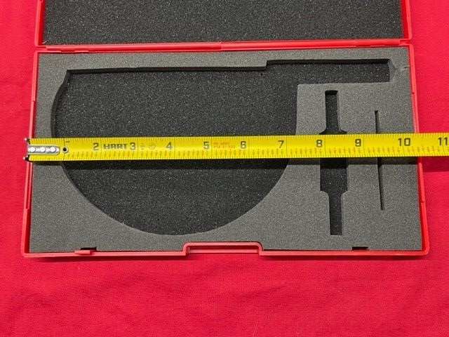 Starrett PT28266 Plastic Case with Foam Insert for 5" Micrometers IN STOCK