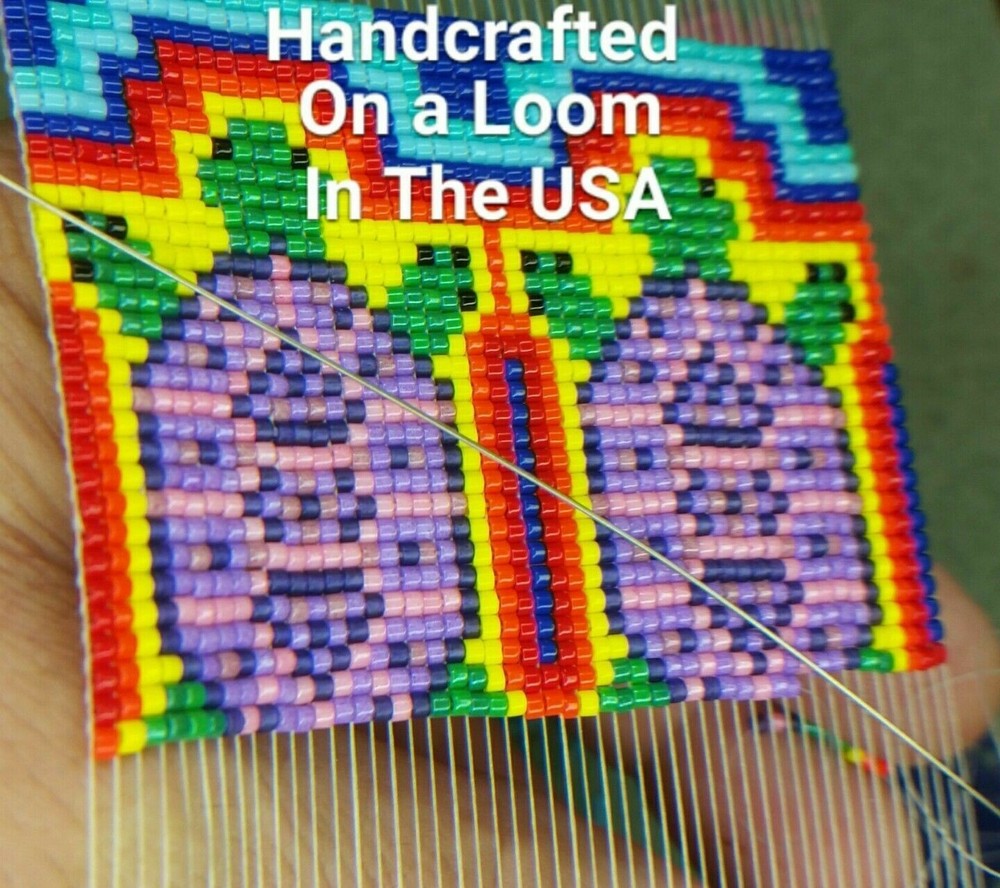 1187 Delica Seed Bead Bic Lighter Sleeve Hardened Sides, Durable, Leather Bottom
