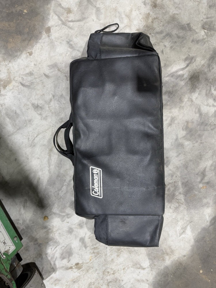 Coleman Camping Bag With Portable Grill Used