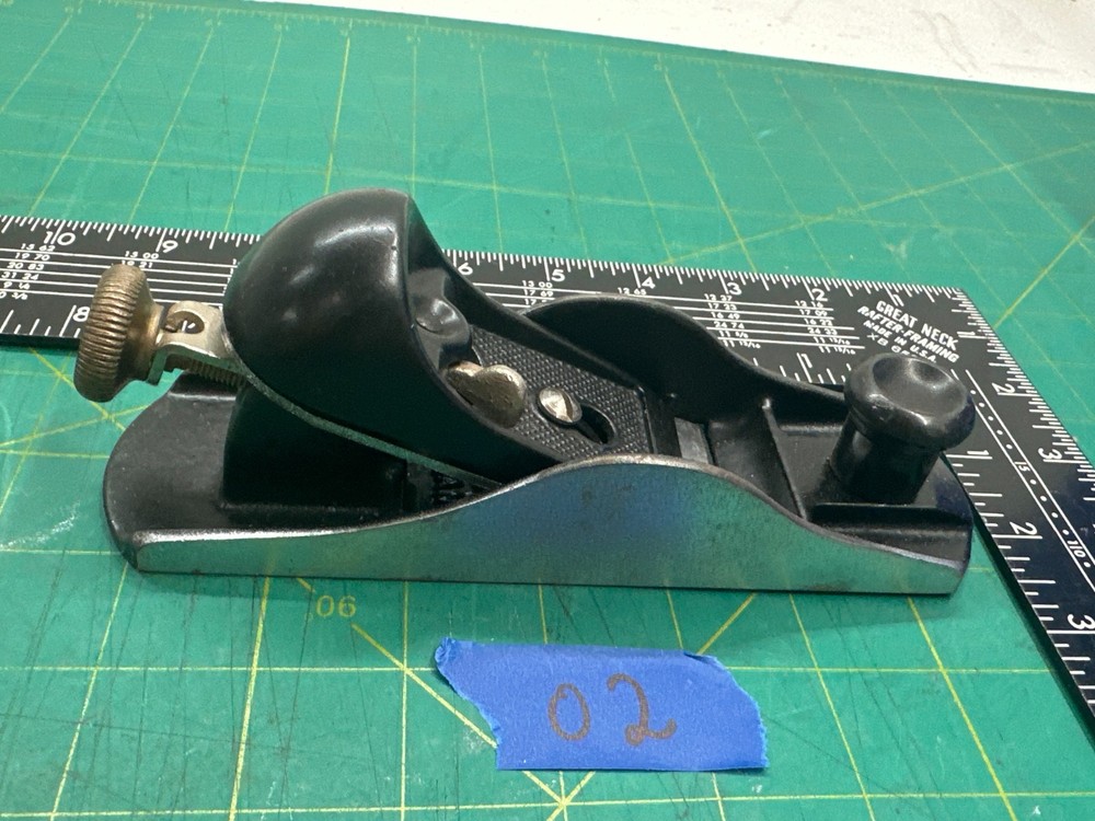 Vintage Block Plane – 7" Adjustable Woodworking Hand Tool