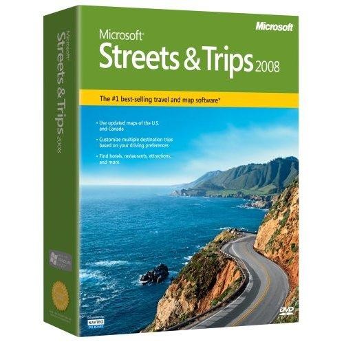 Microsoft Streets and Trips 2008 GPS - Software Only