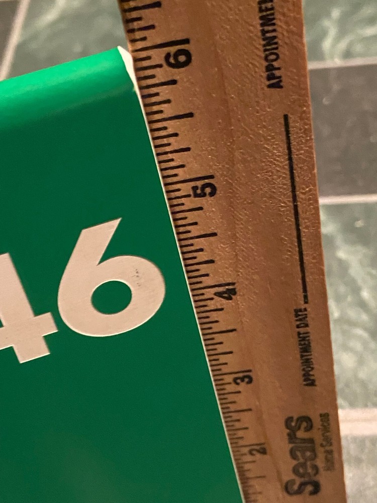 Shake Shack #46 Plastic Green Table Tent *Pre Owned* ddd1