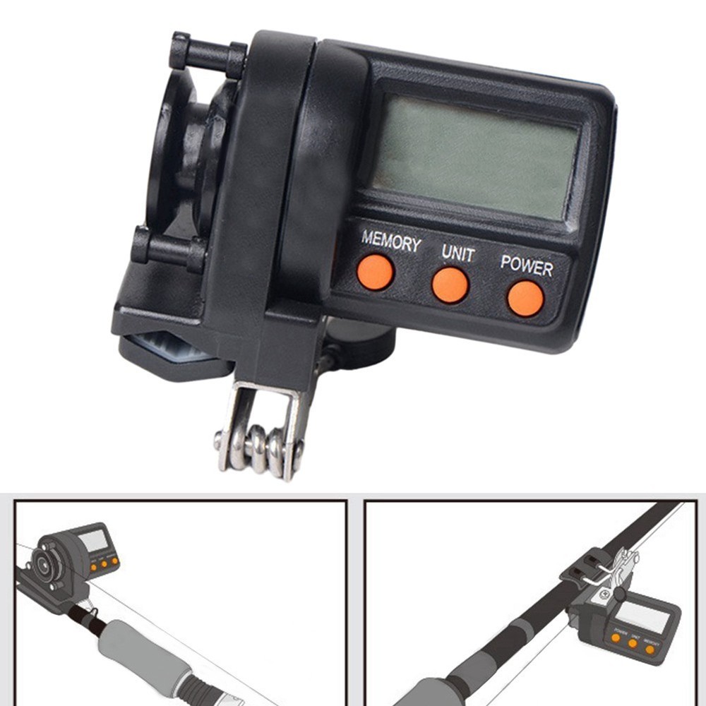 Fishing Line Counter Electronic Built In Battery Trolling Jigging
