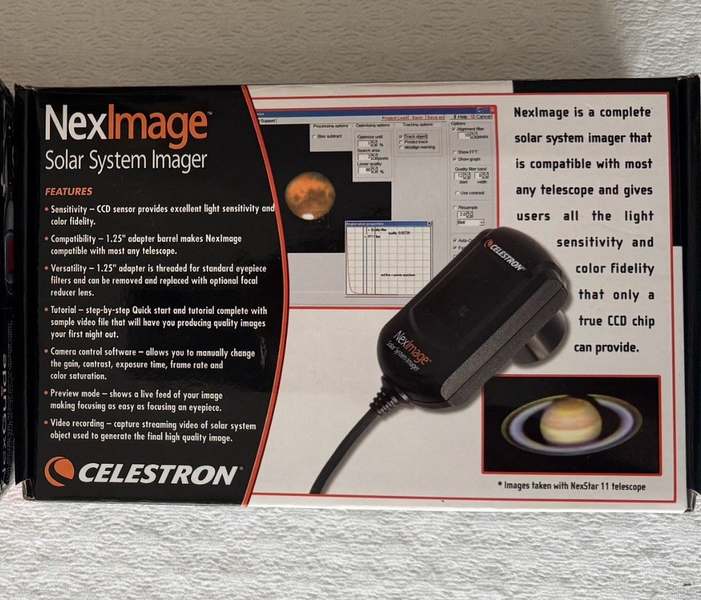 Celestron NexImage Solar System Imager 93712 With Software Disc