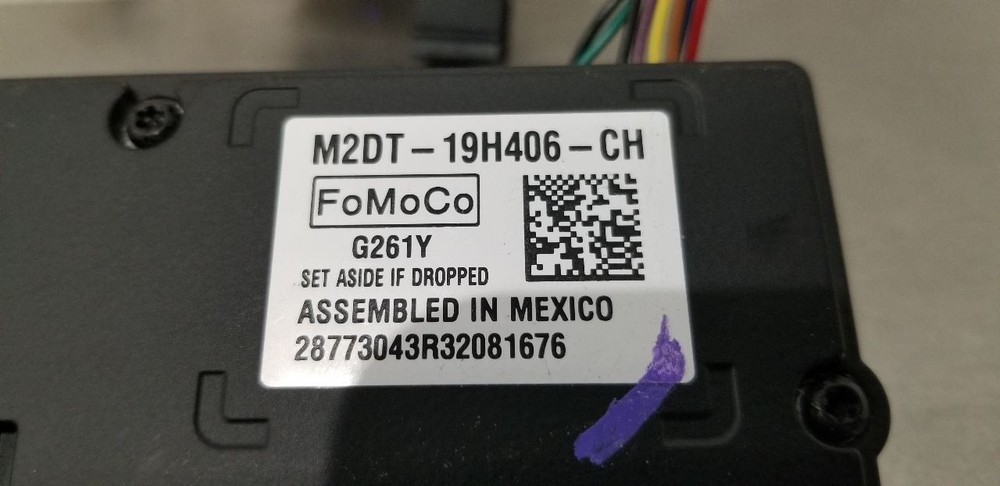 23 FORD BRONCO FRONT FACING CAMERA WINDSHIELD MOUNTED M2DT19H406CH