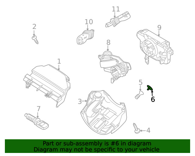 Genuine GM Lower Column Cover Cap 09105007