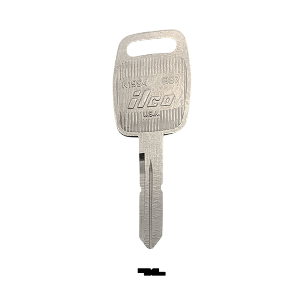 B87 / K1994 Mechanical Key Blank Nickel