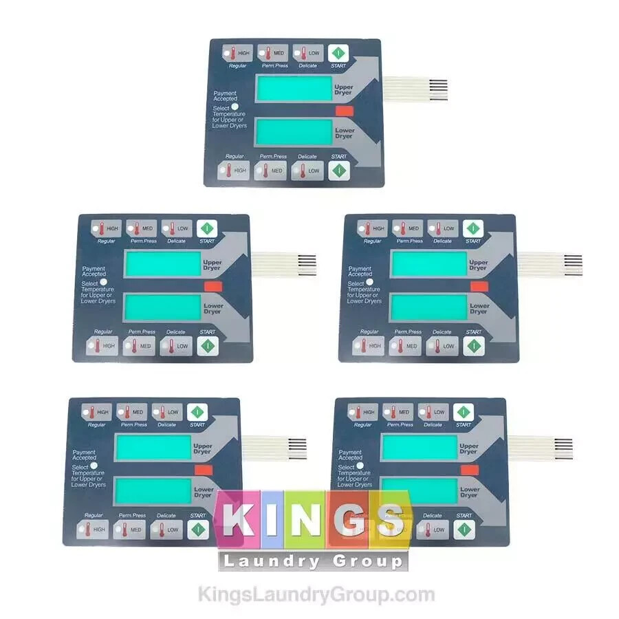 Brand New 5 x  Dexter Blue Touch Pad for Stack Dryers Part #  9801-059-004