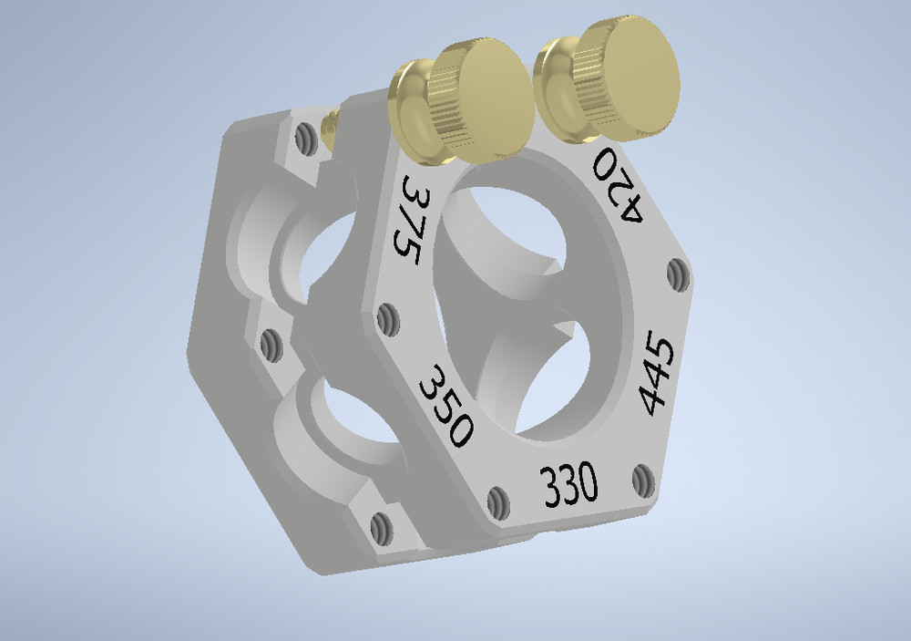 TSS Hexagonal Headspace Datum Shoulder Bump Comparator Tool