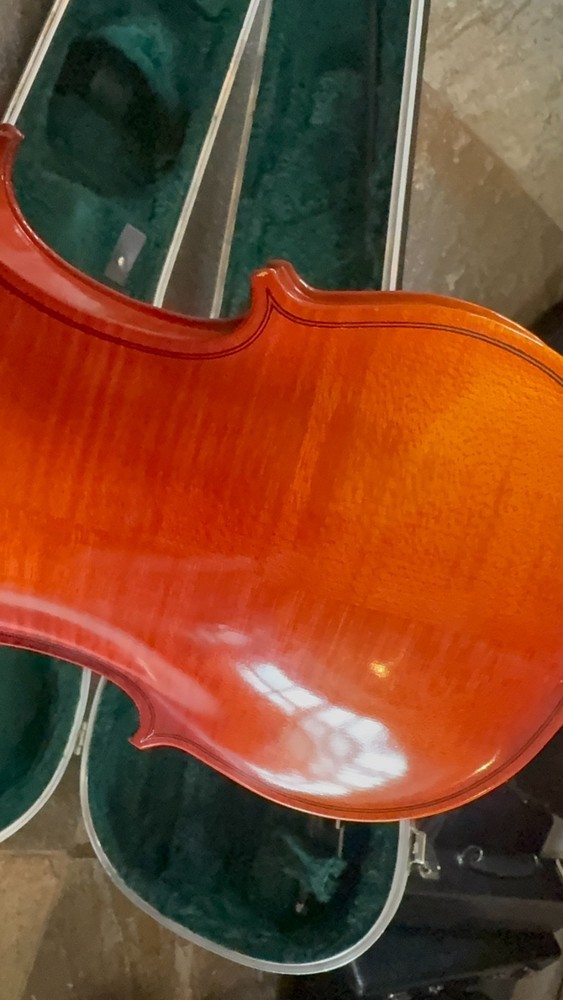 German Violin with case and bow, full size.