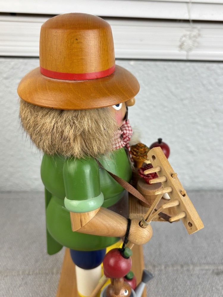 KWO Nutcracker Vegetable Farmer E.M. Merck Old World Christmas 11.25” Signed