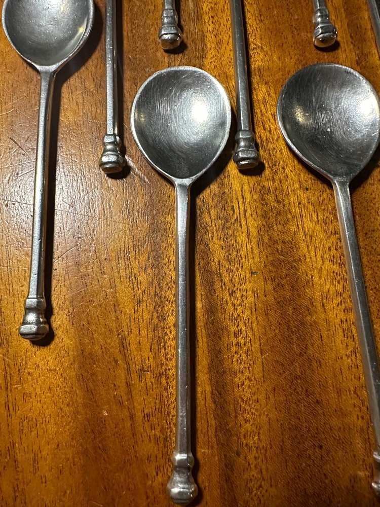 Marinoni Pewter Sugar Spoons - Extremely Rare