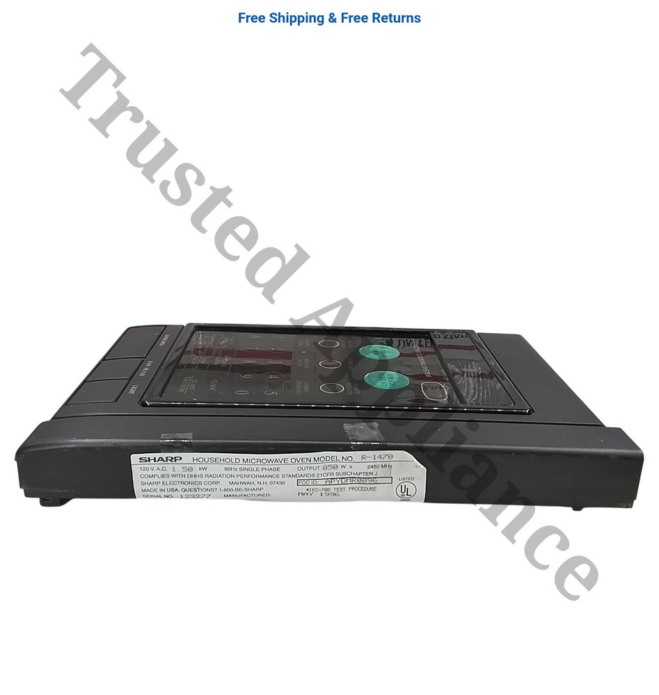 Microwave Control Panel Console FPNLCB168MRK0 BLACK