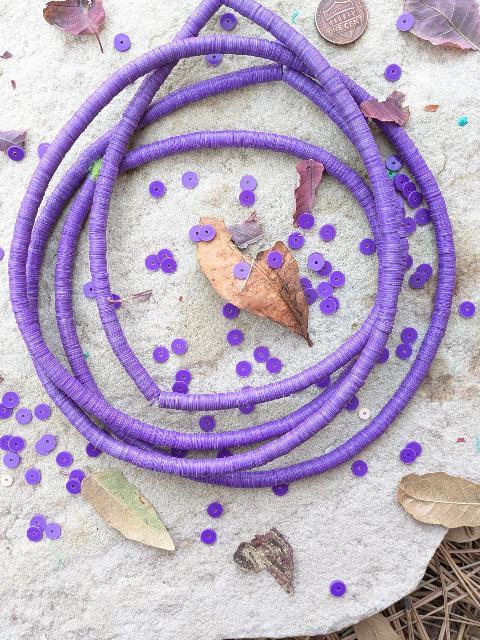 African Vinyl Beads -2 strands [76952]
