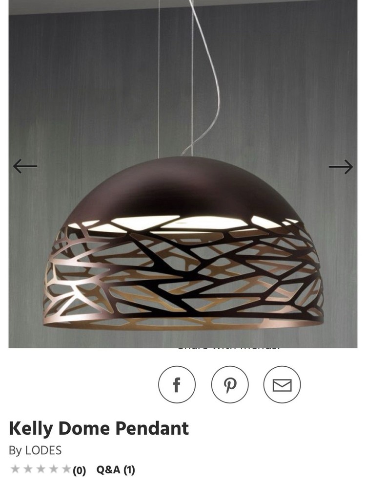 Kelly Dome Pendant