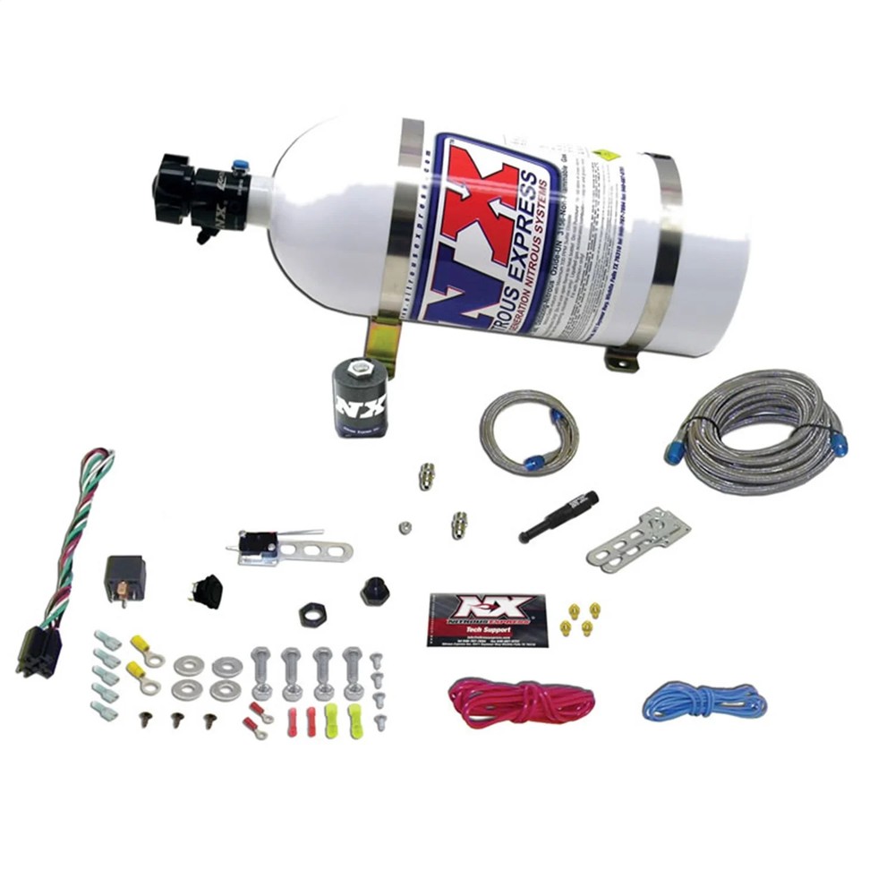 Nitrous Express 21000-15 Universal Dry EFI Single Nozzle Nitrous System Single D