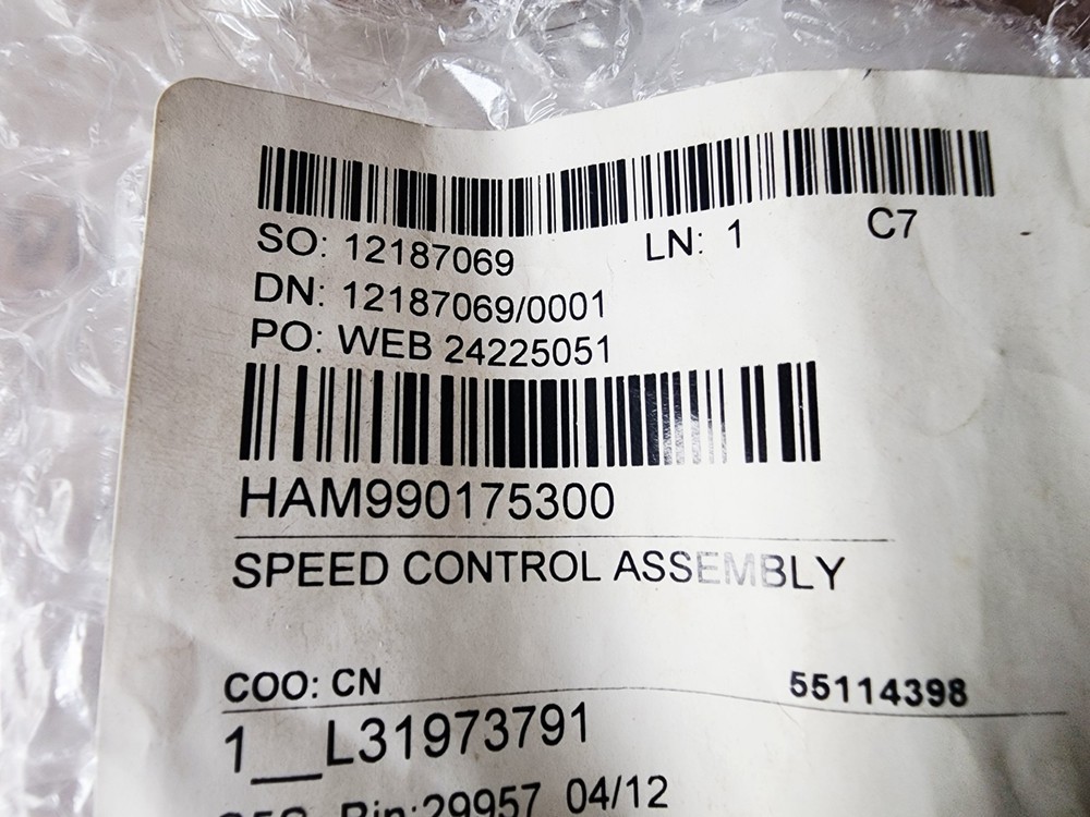 Hamilton Beach 990175300 Commercial Speed Control Assembly