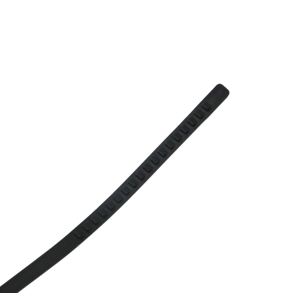 50PCS Black Waterproof Plastic Tags Writable Hanging Tags Self Locking Cable