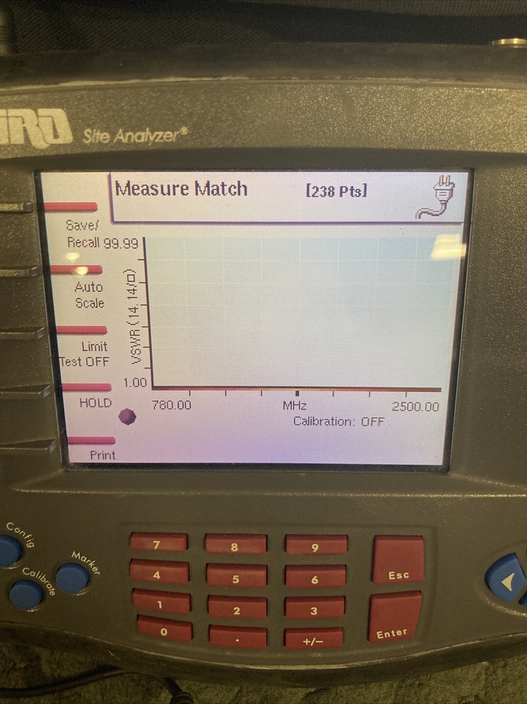 Bird Site Analyzer Model SA-2500EX 780-2500 MHz
