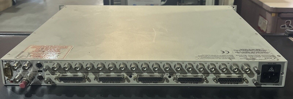 LEITCH RCP ROUTING CONTROL PANEL