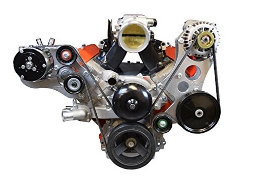 High Mount LS Alternator & Power Steering Pump Bracket Accessory Kit LS1